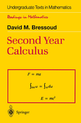 Second Year Calculus - David M. Bressoud