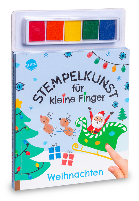Stempelkunst f&uuml;r kleine Finger. Weihnachten