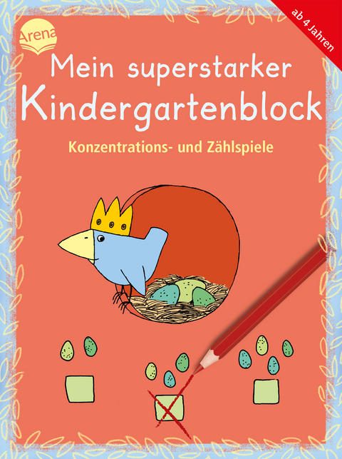 Mein superstarker Kindergartenblock. Konzentrations- und Z&auml;hlspiele - Edith Thabet, Lena Roth, Katja Schmiedeskamp