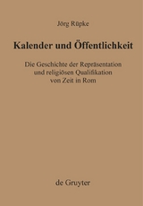 Kalender und &Ouml;ffentlichkeit - J&ouml;rg R&uuml;pke