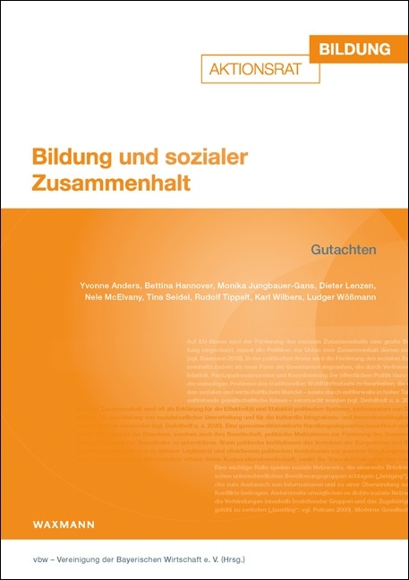 Bildung und sozialer Zusammenhalt