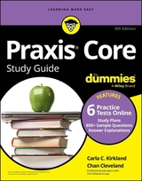 Praxis Core Study Guide For Dummies - Kirkland, Carla C.; Cleveland, Chan