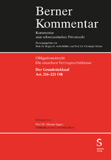 Der Grundst&uuml;ckkauf, Art. 216-221 OR - Mirjam Eggen