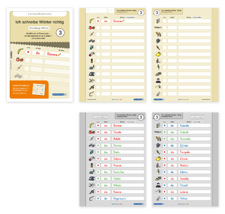 Ich schreibe Wörter richtig - Abreißblock 3 - Lernzielkontrolle - Dreisilbige Wörter