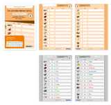 Ich schreibe W&ouml;rter richtig - Abrei&szlig;block 8 - Lernzielkontrolle - Auswahl Lernw&ouml;rter aus Block 1-7 - Katrin Langhans