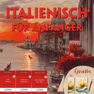 Italienisch für Anfänger (3 Bücher + Audio-Online + exklusive Extras) - Frank-Lesemethode