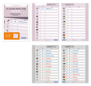 Ich schreibe Wörter richtig - Abreißblock 4 - Lernzielkontrolle - Viersilbige Wörter