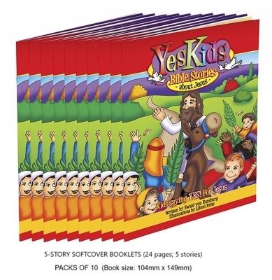 PACK OF 10_YesKids Bible Stories about Jesus (mini) -  Christian Media Publishing
