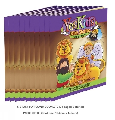 PACK OF 10_YesKids Bible Stories about Prayer (mini) -  Christian Media Publishing