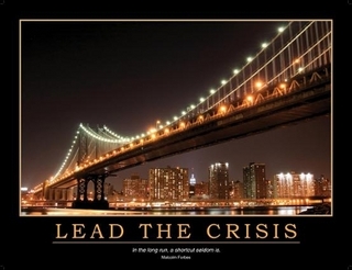Lead the Crisis Poster