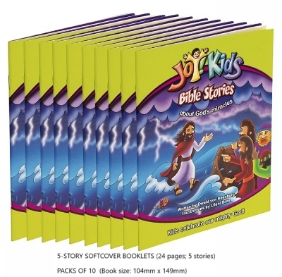 PACK OF 10_Joy! Kids Bible Stories about God's Miracles (mini) -  Christian Media Publishing