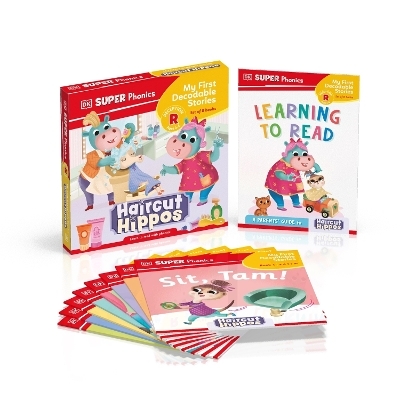 DK Super Phonics My First Decodable Stories Haircut Hippos -  Dk