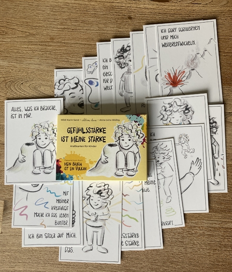 Kartenset: Gef&uuml;hlsst&auml;rke ist meine St&auml;rke - Mildi Karin Sand