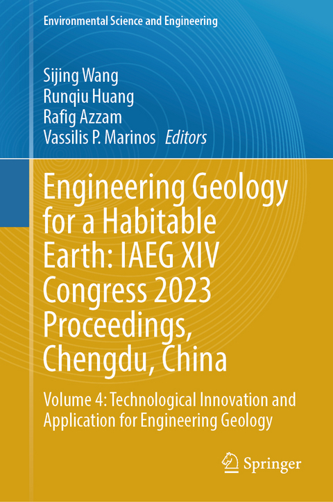 Engineering Geology for a Habitable Earth: IAEG XIV Congress 2023 Proceedings, Chengdu, China - 