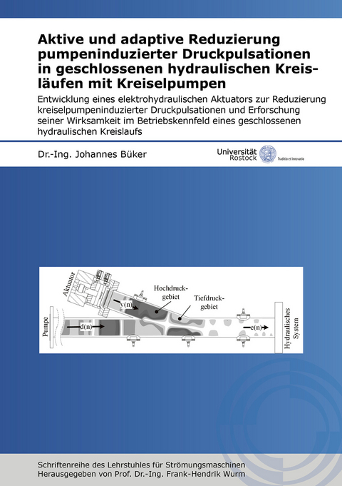 Aktive und adaptive Reduzierung pumpeninduzierter Druckpulsationen in geschlossenen hydraulischen Kreisl&auml;ufen mit Kreiselpumpen - Johannes B&uuml;ker
