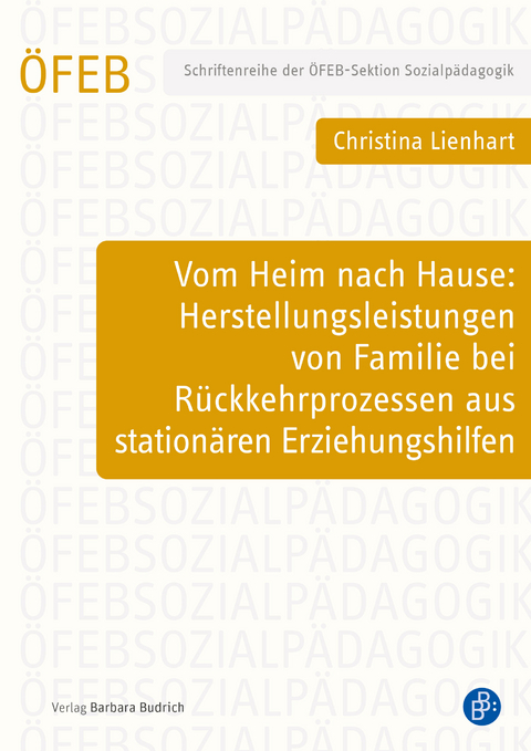 Vom Heim nach Hause: Herstellungsleistungen von Familie bei R&uuml;ckkehrprozessen aus station&auml;ren Erziehungshilfen - Christina Lienhart