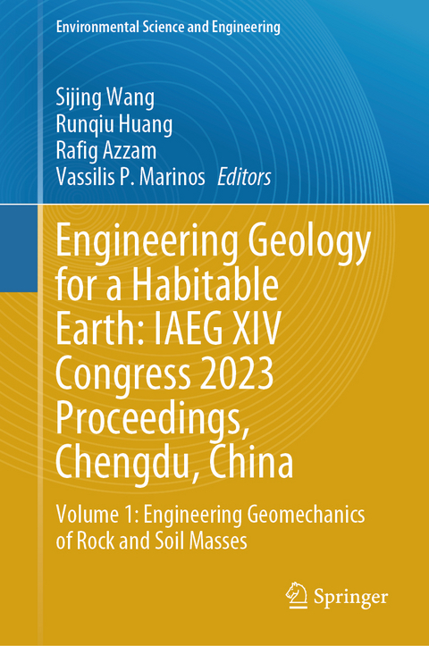 Engineering Geology for a Habitable Earth: IAEG XIV Congress 2023 Proceedings, Chengdu, China - 