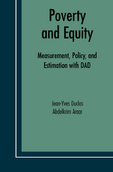 Poverty and Equity - Jean-Yves Duclos, Abdelkrim Araar