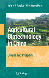 Agricultural Biotechnology in China - Valerie J. Karplus, Xing Wang Deng