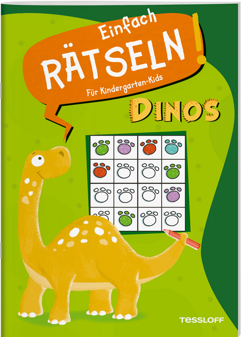 Einfach r&auml;tseln! F&uuml;r Kindergarten-Kids. Dinos