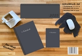 Schreibtisch-Set 2025, m. 1 Kalender, m. 1 Beilage, m. 1 Beilage, 3 Teile - 