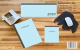 Schreibtisch-Set 2025, m. 1 Kalender, m. 1 Beilage, m. 1 Beilage, 3 Teile - 