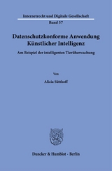 Datenschutzkonforme Anwendung K&uuml;nstlicher Intelligenz. - Alicia S&uuml;tthoff