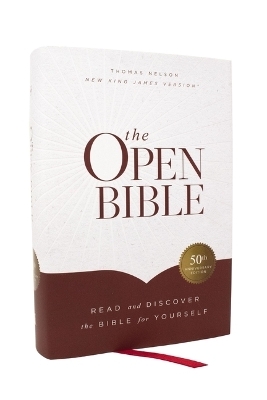 The Open Bible: Read and Discover the Bible for Yourself (NKJV, Hardcover, Red Letter, Comfort Print) -  Thomas Nelson