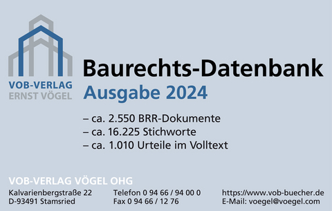 Baurechts-Datenbank 1978&ndash;2023 - Eckhard Frikell, Olaf Hofmann, Hilmar Toppe
