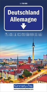 Kümmerly+Frey Strassenkarte Deutschland 1:750.000 - 