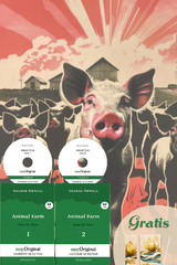 Animal Farm / Farm der Tiere - 2 Teile (2 B&uuml;cher + 2 MP3-Audio-CD + exklusive Extras) - Frank-Lesemethode - George Orwell