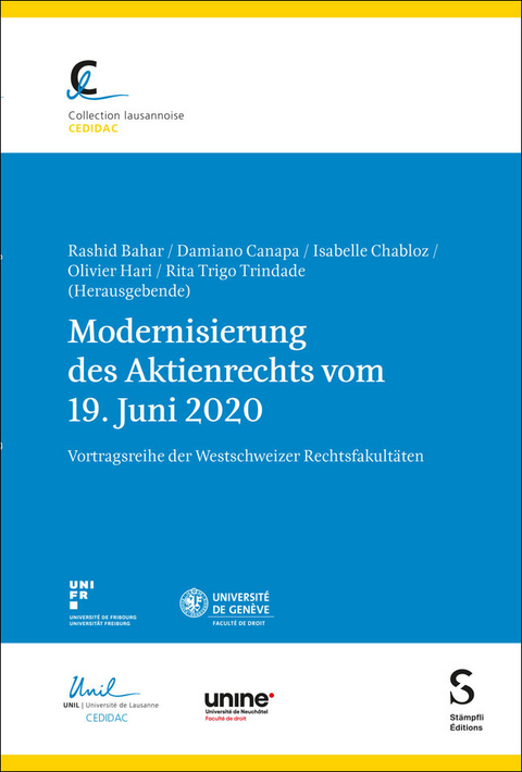 Modernisierung des Aktienrechts vom 19. Juni 2020 - 