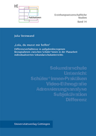 „Lola, du musst mir helfen“