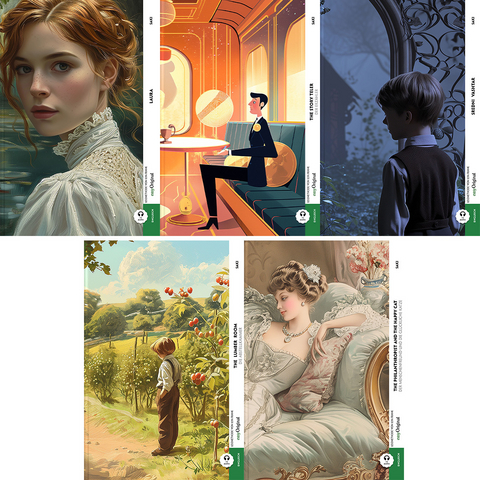 Sakis Meistererz&auml;hlungen (5 B&uuml;cher + Audio-Online) - Frank-Lesemethode - Kommentierte zweisprachige Ausgabe Englisch-Deutsch - Hector Hugh Munro (Saki)