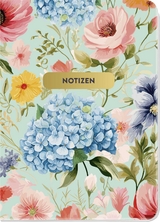 Notizheft Blumenglück Floral - 