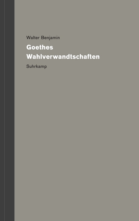Werke und Nachlaß. Kritische Gesamtausgabe - Walter Benjamin