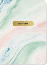 Notizheft Blumengl&uuml;ck Pastell - 