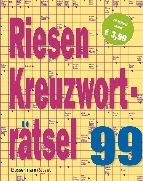 Riesen-Kreuzwortr&auml;tsel 99 - Eberhard Kr&uuml;ger