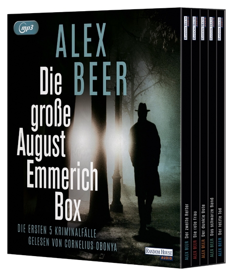 Die gro&szlig;e August Emmerich Box - Der zweite Reiter - Die rote Frau - Der dunkle Bote - Das schwarze Band - Der letzte Tod - Alex Beer
