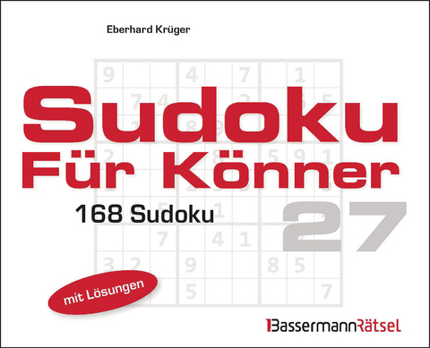 Sudoku f&uuml;r K&ouml;nner 27 (5 Exemplare &agrave; 2,99 &euro;) - Eberhard Kr&uuml;ger