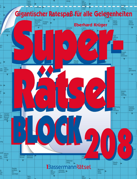 Superr&auml;tselblock 208 - Eberhard Kr&uuml;ger