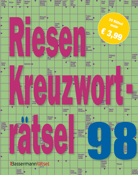 Riesen-Kreuzwortr&auml;tsel 98 - Eberhard Kr&uuml;ger