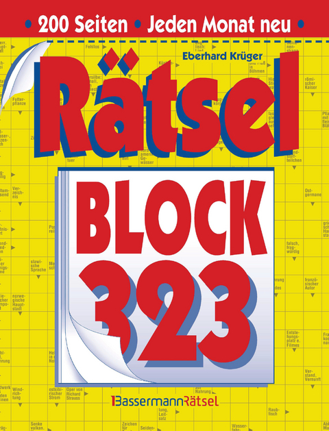 R&auml;tselblock 323 (5 Exemplare &agrave; 2,99 &euro;) - Eberhard Kr&uuml;ger