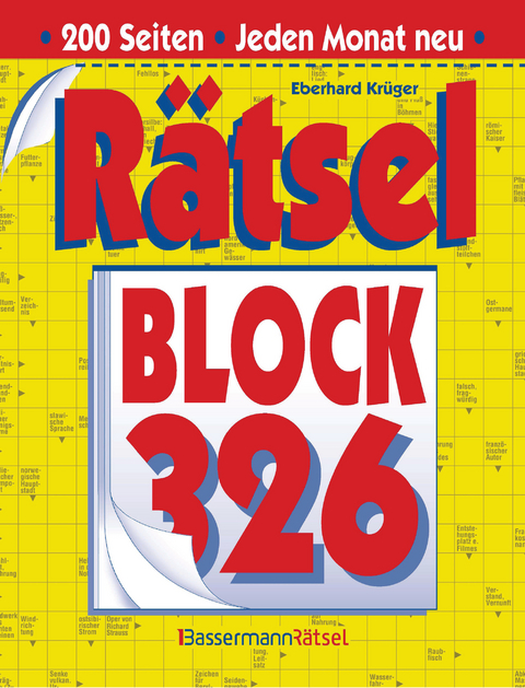 R&auml;tselblock 326 (5 Exemplare &agrave; 2,99 &euro;) - Eberhard Kr&uuml;ger