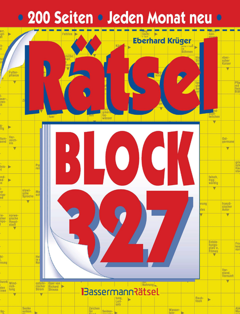 R&auml;tselblock 327 (5 Exemplare &agrave; 2,99 &euro;) - Eberhard Kr&uuml;ger