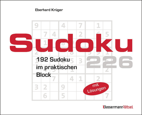 Sudokublock 226 (5 Exemplare &agrave; 2,99 &euro;) - Eberhard Kr&uuml;ger