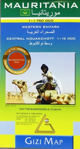 Mauritania geographical map