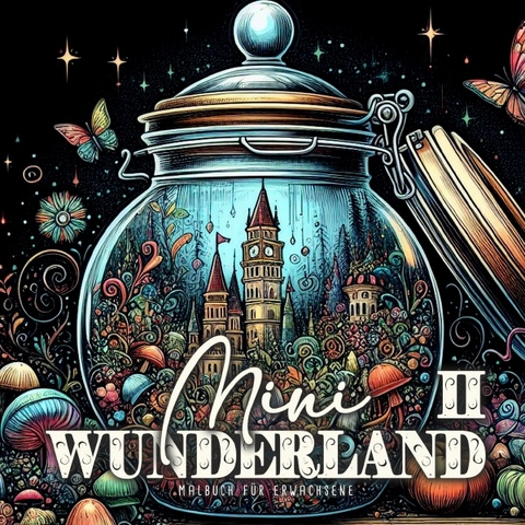 Mini Wunderland Malbuch f&uuml;r Erwachsene 2 - Monsoon Publishing, Musterst&uuml;ck Grafik
