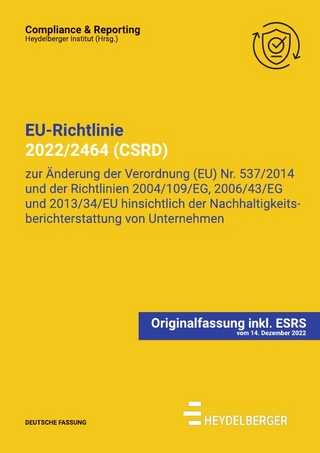 Compliance & Reporting / EU-Richtlinie 2022/2464 (CSRD) inkl. ESRS