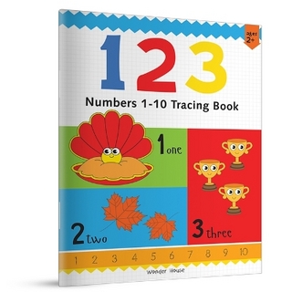 Preschool Activity Book 123 - Numbers 1-10 Tracing Book for Kids